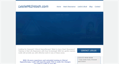 Desktop Screenshot of lesliemcintosh.com