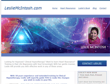 Tablet Screenshot of lesliemcintosh.com